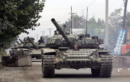 Russian tanks