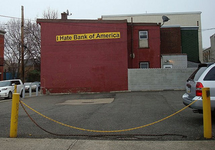Bank of America sign