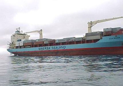 Hijacked ship
