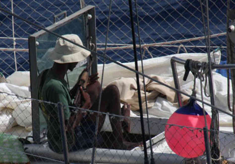 A pirate in the Gulf of Aden A pirate in the Gulf of Aden