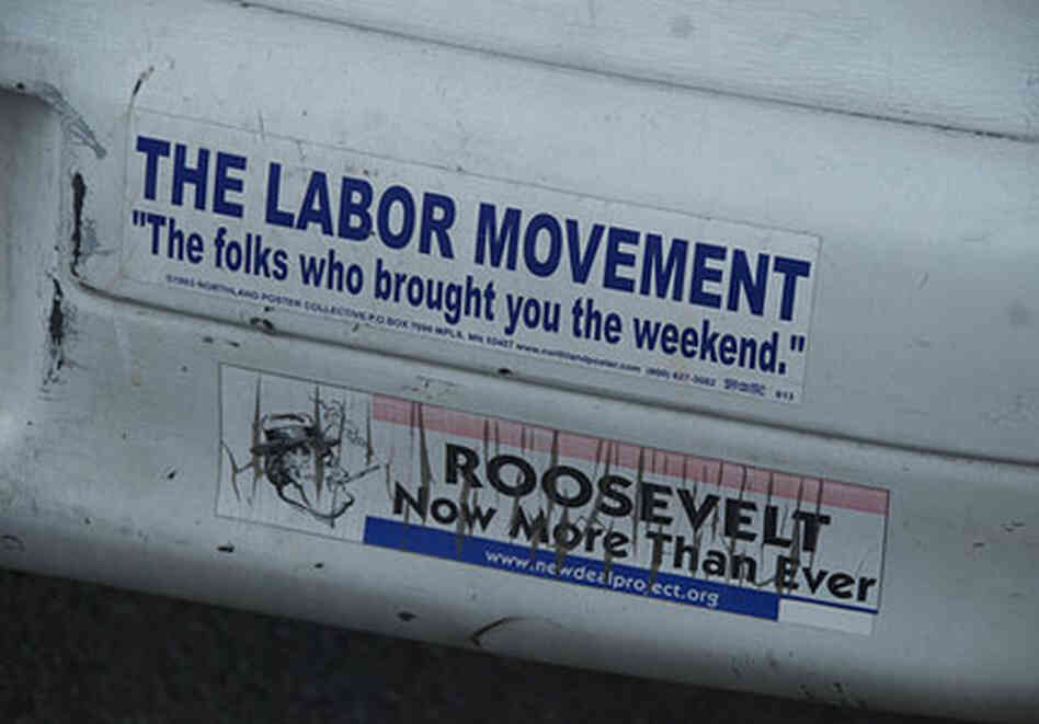 New Deal Project bumper sticker New Deal Project bumper sticker