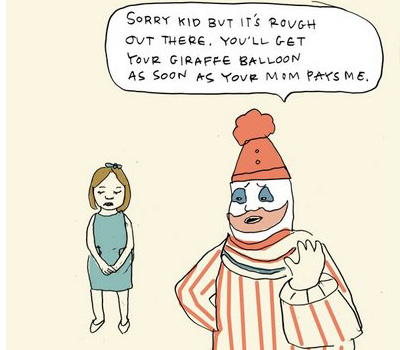 cartoon clown