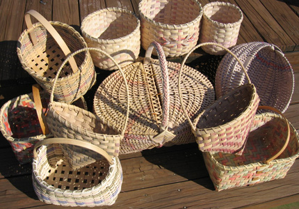 Handmade baskets
