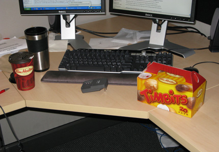 Matt Katz's desk