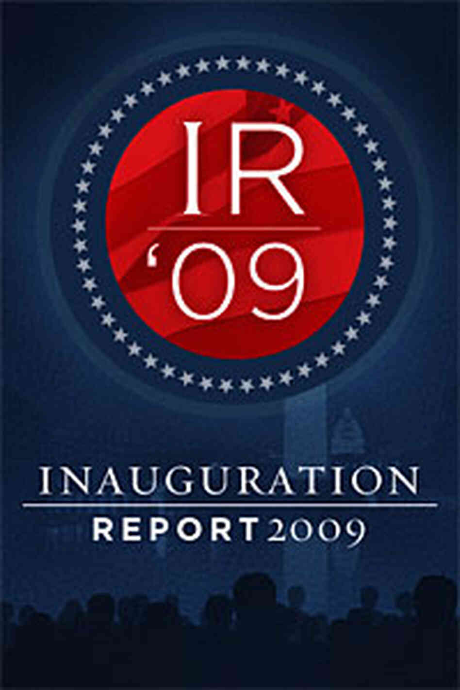 A draft of one of the logos we're considering for the Inauguration Report project. A draft of one of the logos we're considering for the Inauguration Report project.