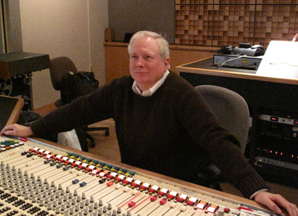 Arthur Laurent at the board in studio 2C