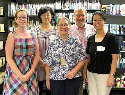 Visiting State Department librarians