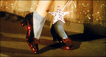Dorothy's ruby slippers