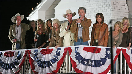 The cast of Dallas at a recent reunion event