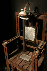 electric chair. Image: iStockphoto.