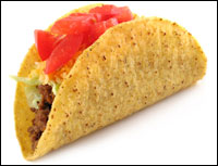 plain taco
