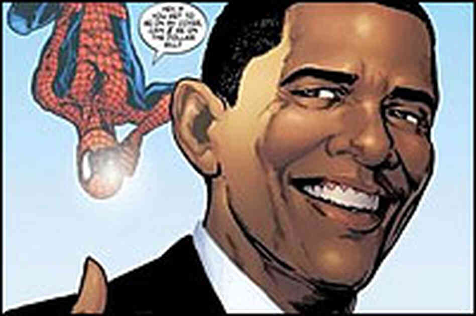 Barack Obama and Spider-Man Barack Obama and Spider-Man