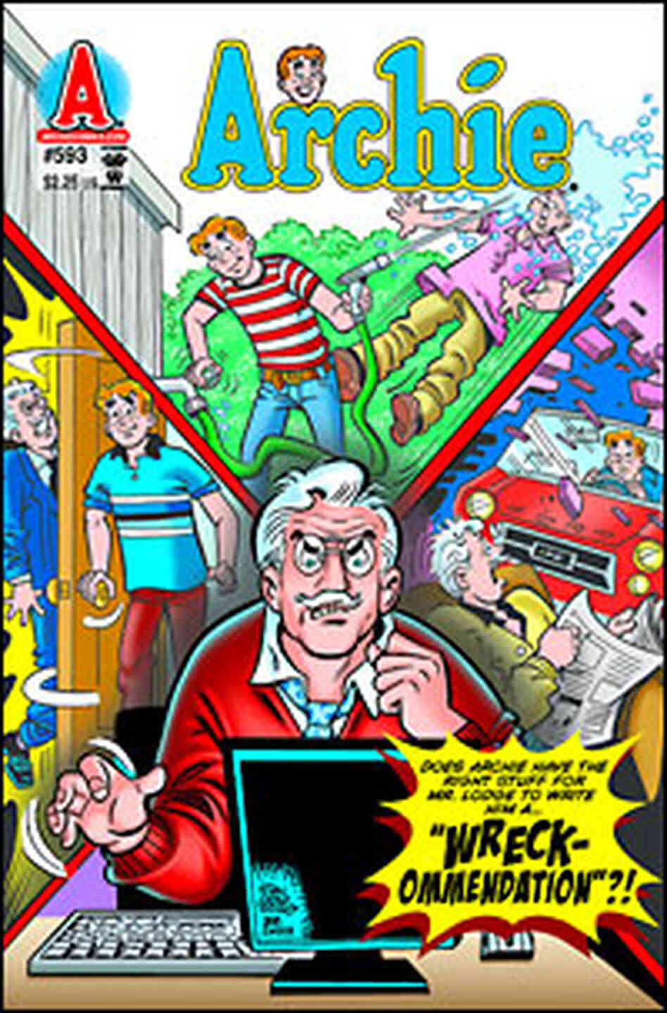 The cover of an Archie comic book The cover of an Archie comic book