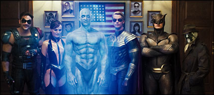 The cast of Watchmen