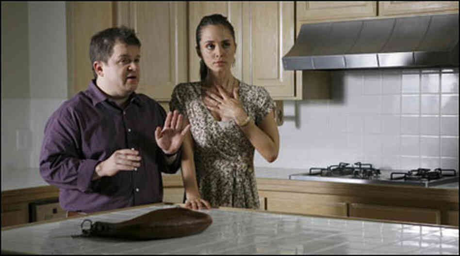 Patton Oswalt and Eliza Dushku in 'Dollhouse' Patton Oswalt and Eliza Dushku in 'Dollhouse'