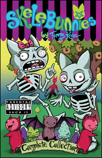 The cover of Skelebunnies