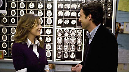 Ellen Pompeo and Patrick Dempsey of Grey's Anatomy