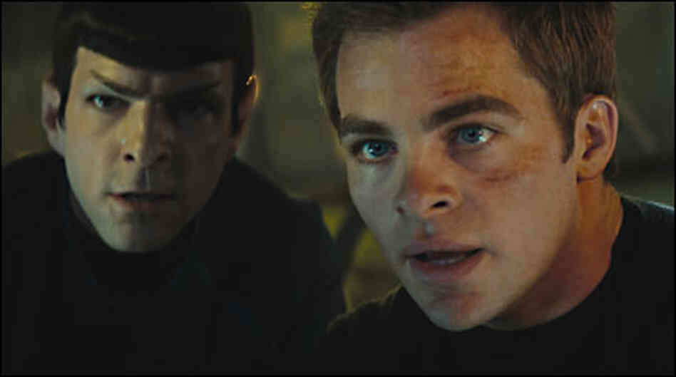 Zachary Quinto and Chris Pine as Spock and Kirk in 'Star Trek' Zachary Quinto and Chris Pine as Spock and Kirk in 'Star Trek'