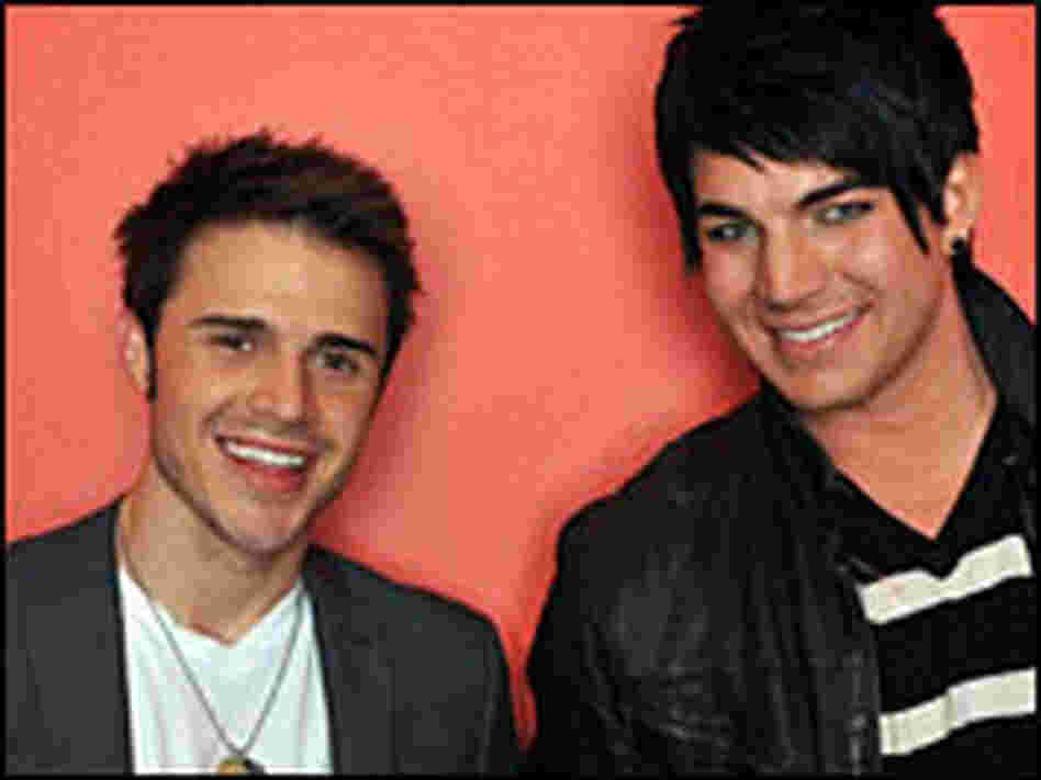 Kris Allen (left) and Adam Lambert