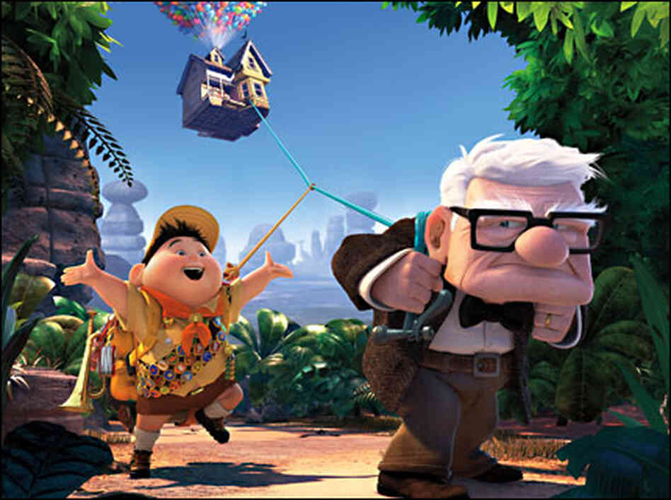 A scene from Pixar's Up A scene from Pixar's Up