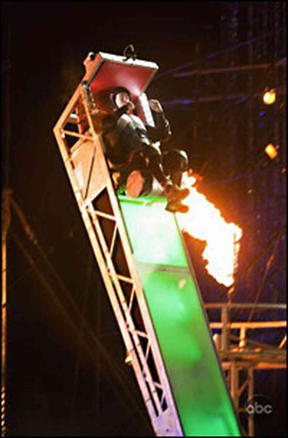 The large catapult used on ABC's Wipeout The large catapult used on ABC's Wipeout