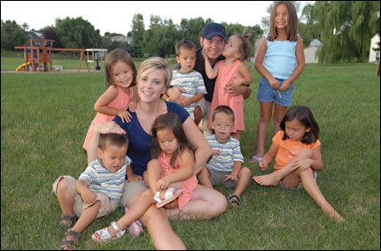 The cast of Jon & Kate Plus 8