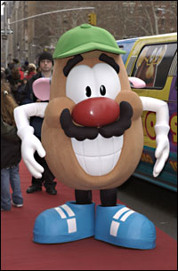Mr. Potato Head at the International Toy Parade in 2002