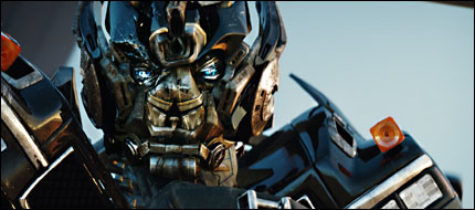 A large metal creature from Transformers: Revenge Of The Fallen