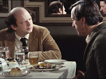 Wallace Shawn and Andre Gregory talk over dinner in 'My Dinner With Andre'