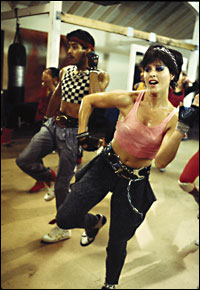 Shabba-Doo and Lucinda Dickey in Breakin' 2: Electric Boogaloo