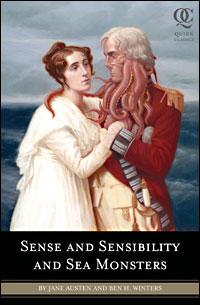 the cover of Sense And Sensibility and Sea Monsters