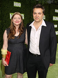 'Hung' co-creators Colette Burson and Dmitry Lipkin.