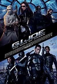 The poster for G.I. Joe The Rise Of Cobra.