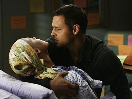 Katherine Heigl and Justin Chambers of 'Grey's Anatomy.'