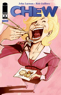 The cover of the comic book 'Chew.'