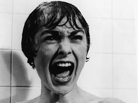 Janet Leigh in the shower scene in 'Psycho.'