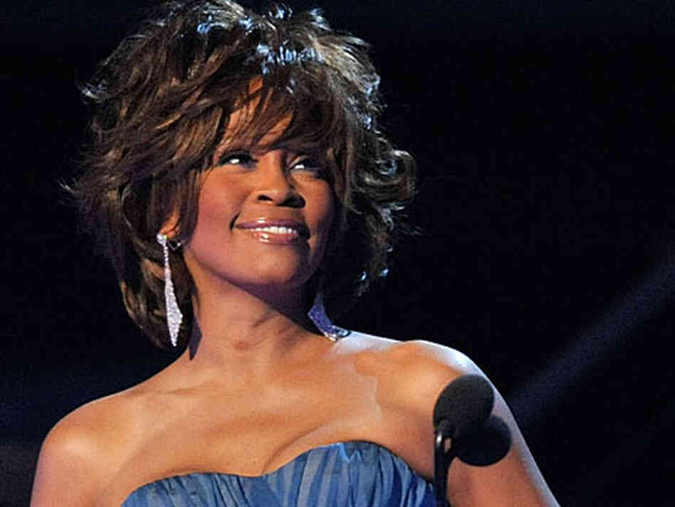 Whitney Houston at the Grammy Awards in February 2009. Whitney Houston at the Grammy Awards in February 2009.