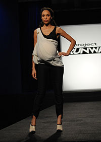 The maternity design by Project Runway's Malvin Vien.