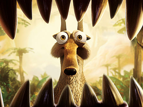 A scene from 'Ice Age: Dawn Of The Dinosaurs.'