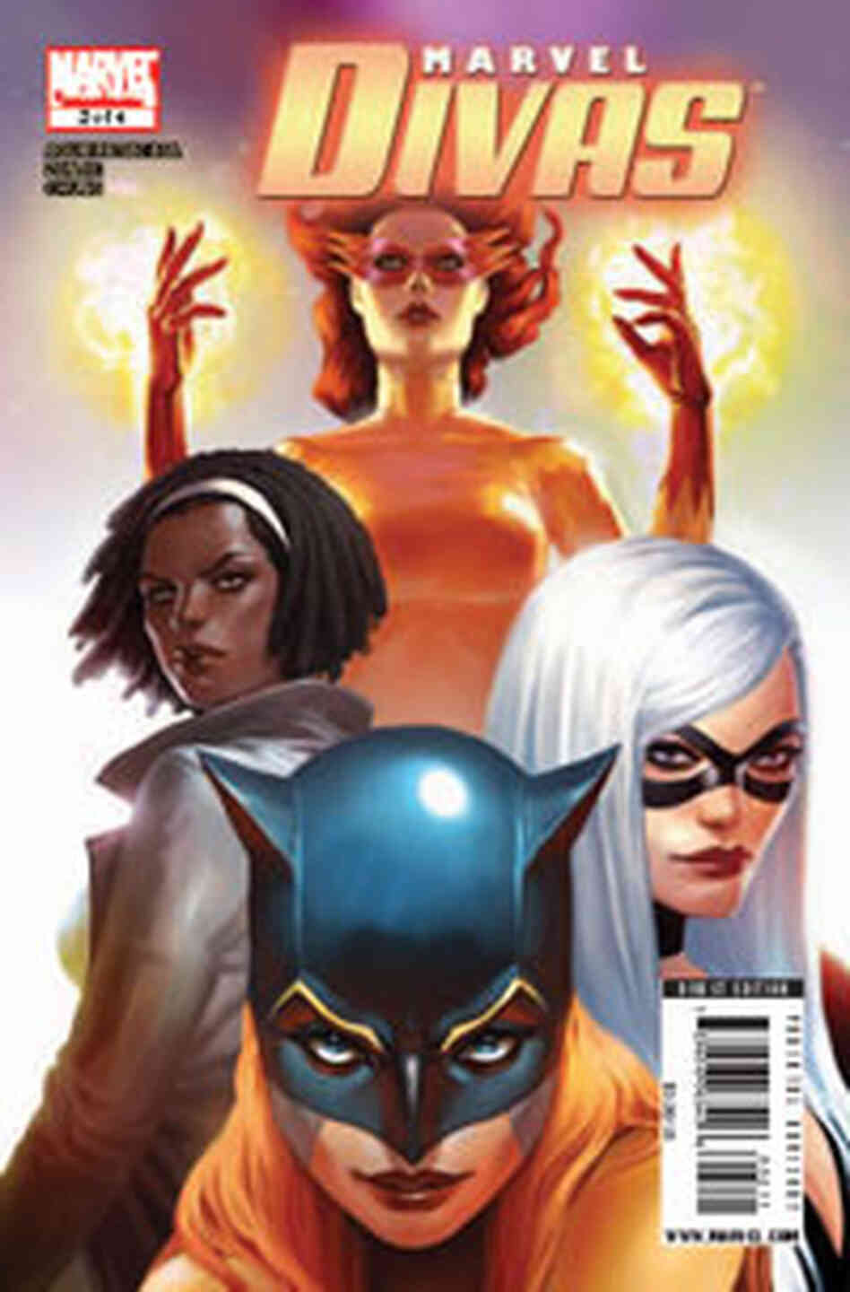The cover of Marvel's 'Divas.' The cover of Marvel's 'Divas.'