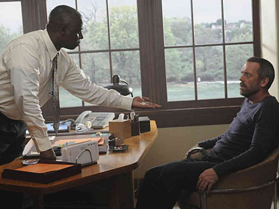 Andre Braugher and Hugh Laurie in the season premiere of Fox's 'House.' Andre Braugher and Hugh Laurie in the season premiere of Fox's 'House.'