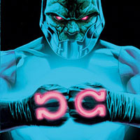 Evil comics character Darkseid.