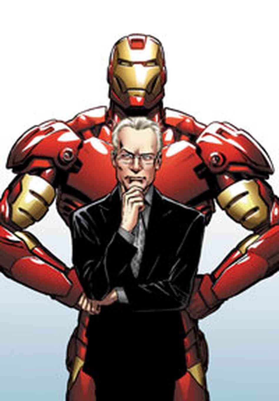 The cover of Models, Inc. featuring Tim Gunn and Iron Man. The cover of Models, Inc. featuring Tim Gunn and Iron Man.