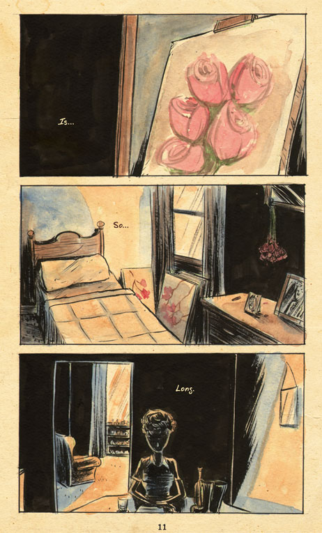 Several panels from Matt Kindt's '3 Story.'