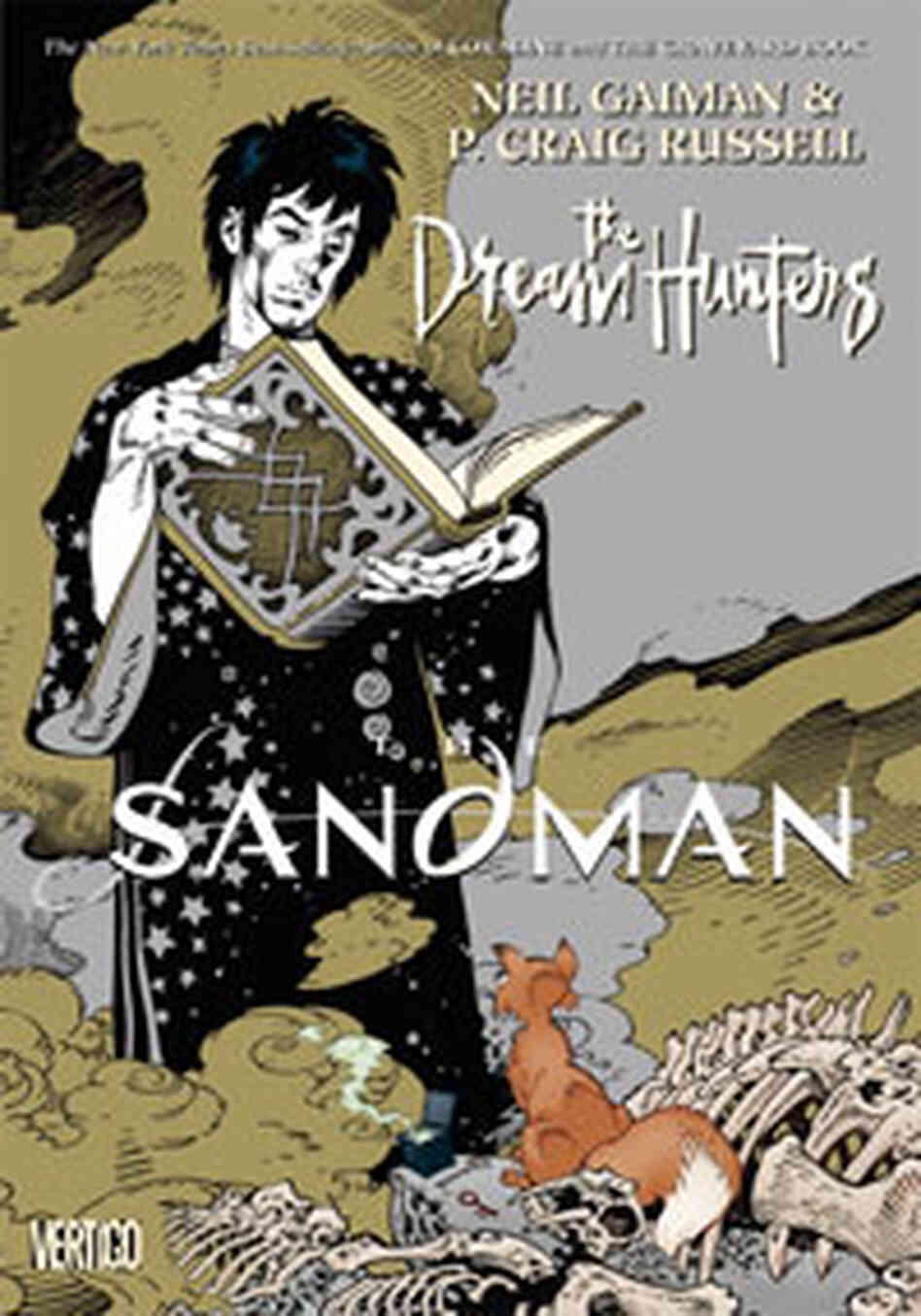 The cover of Neil Gaiman's 'Sandman: The Dream Hunters'. The cover of Neil Gaiman's 'Sandman: The Dream Hunters'.