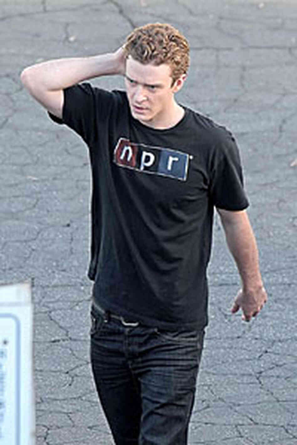 Justin Timberlake on the set of the film The Social Network on November 25, 2009. Justin Timberlake on the set of the film The Social Network on November 25, 2009.