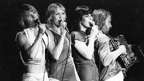 The members of ABBA, seen in 1979.