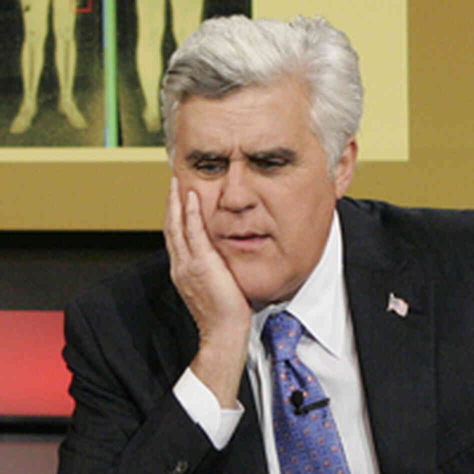 Jay Leno performing in his January 19 show. Jay Leno performing in his January 19 show.