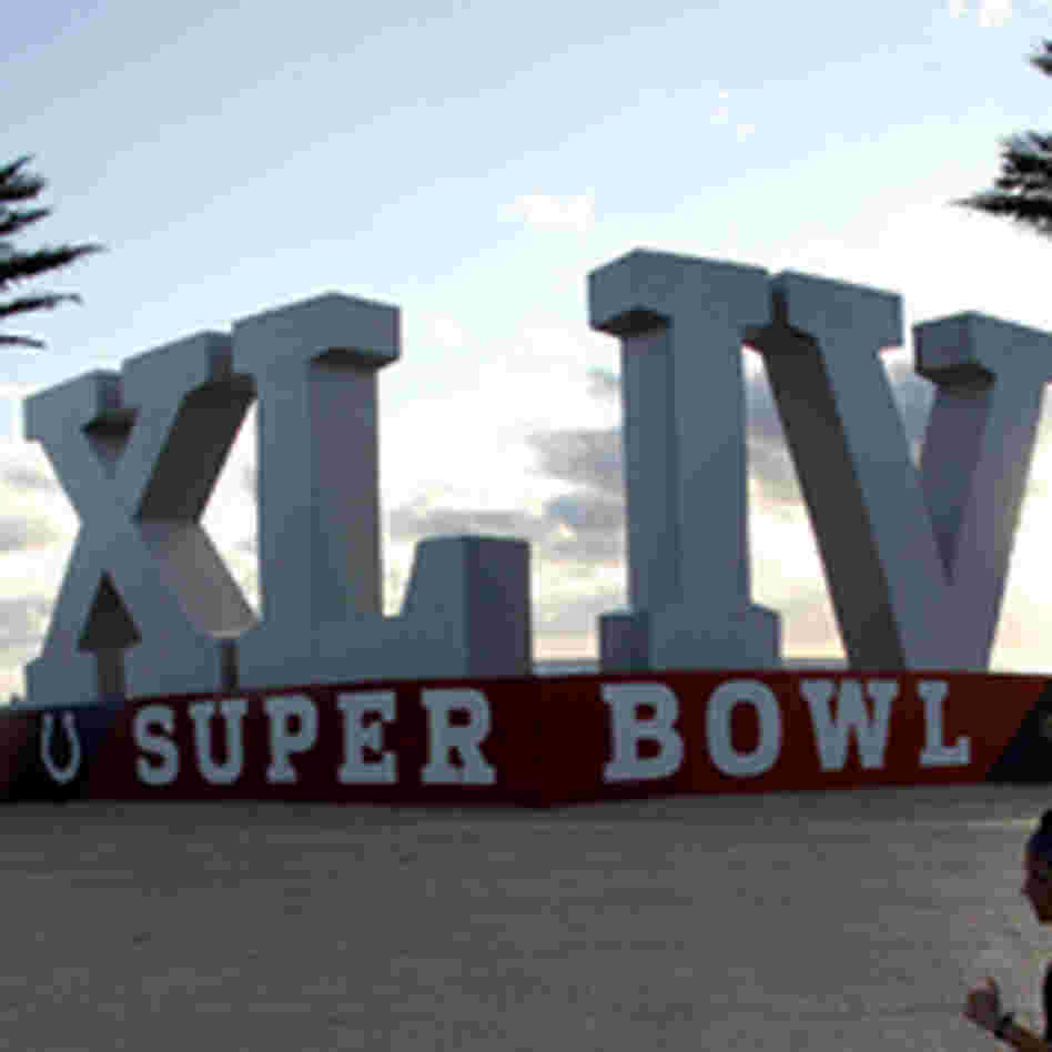 Super Bowl XLIV sign in Fort Lauderdale, Florida. Super Bowl XLIV sign in Fort Lauderdale, Florida.