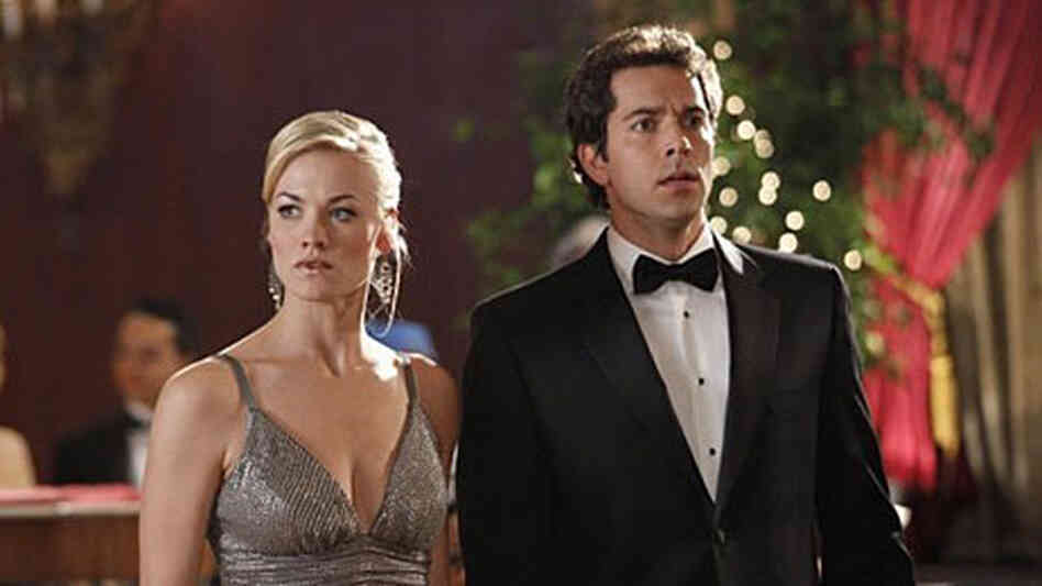 Yvonne Strahovski and Zachary Levi of NBC's 'Chuck'. Yvonne Strahovski and Zachary Levi of NBC's 'Chuck'.